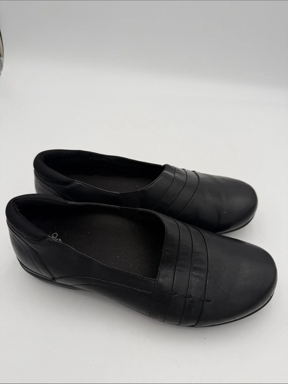 Abeo Everyday Black Slip-On Comfort Flats - Women 8.5 N comfort office retro Y2K